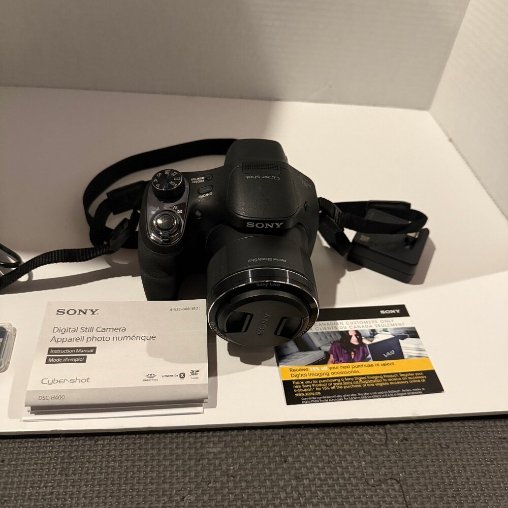 Sony Cyber-Shot DSC-H400 Digital Camera 63x Zoom, Works Perfectly & Like New - Picture 3 of 6